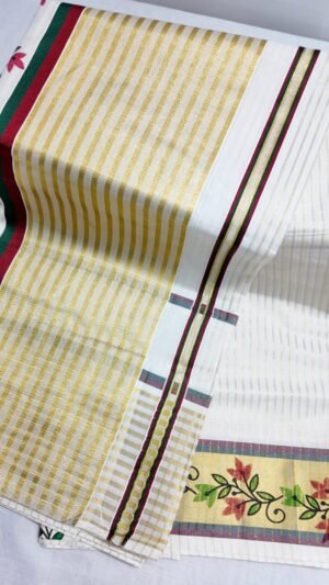 microchecked set saree